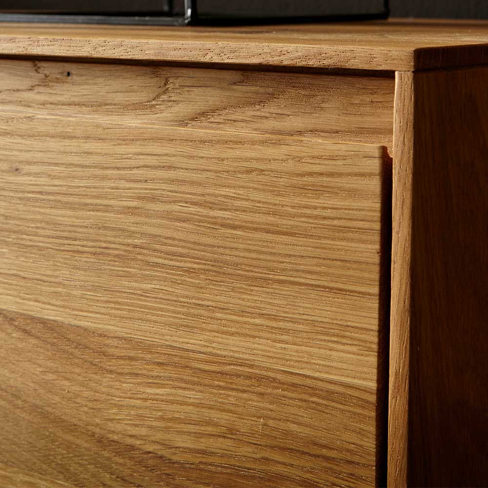 Echtholz Sideboard Motrilo aus Zerreiche mit Soft Close