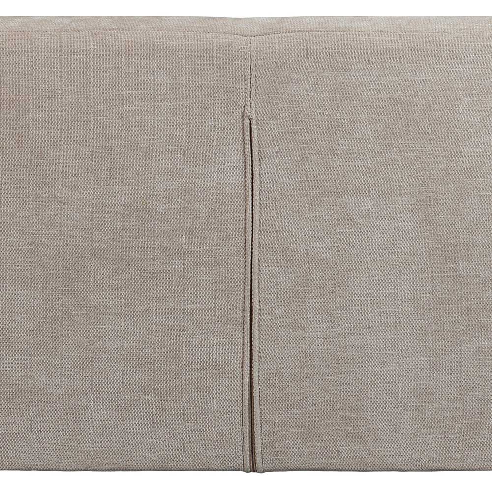 Skandi Design Couch Galadira in Beige mit Chenille Bezug