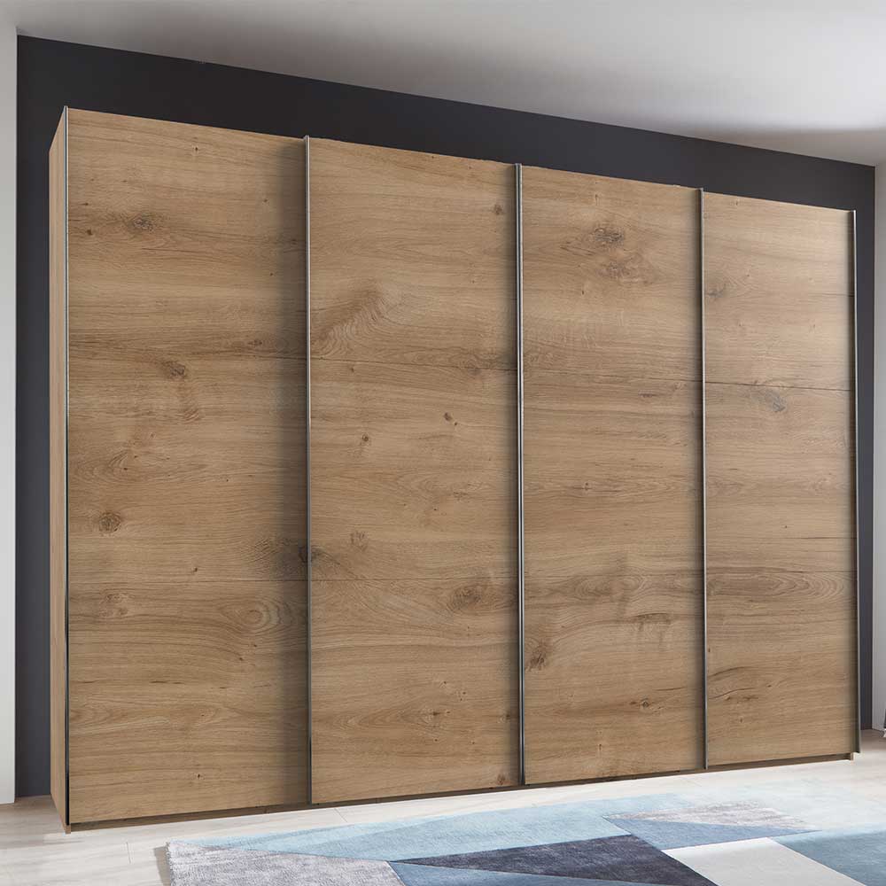 Großer Kleiderschrank Schiebetüren Grenvana 300 cm breit - Made in Germany