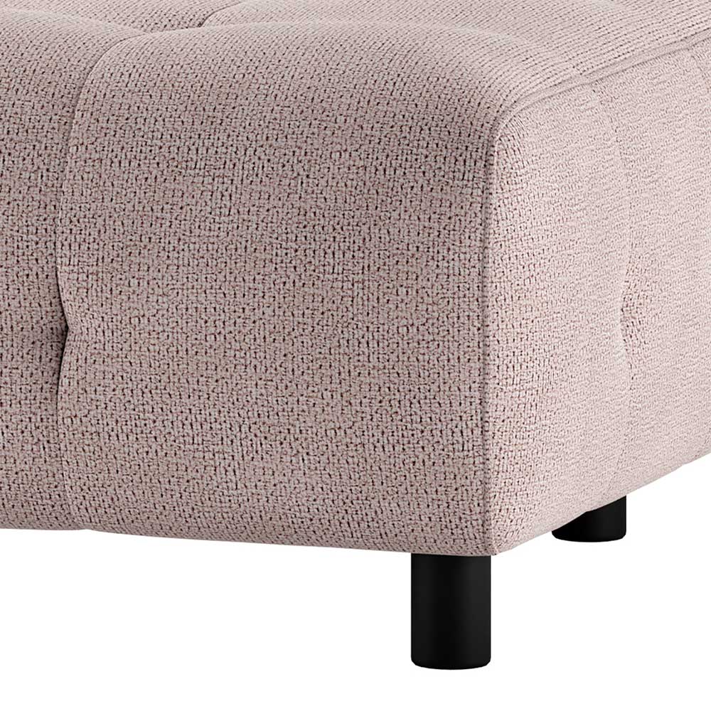 Sofaelement Mauve Timent aus Chenillegewebe in modernem Design