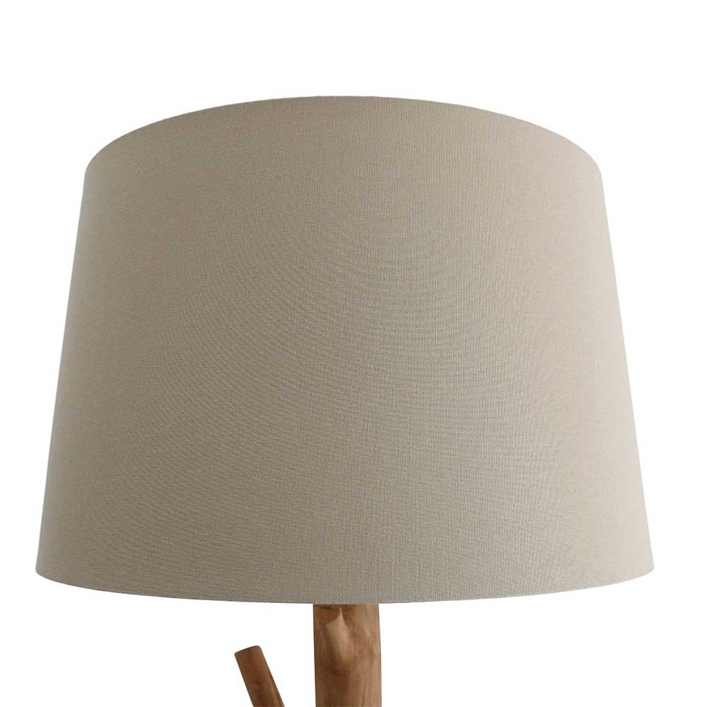 Massivholz Stehlampe Imresla im Skandi Design 175 cm hoch