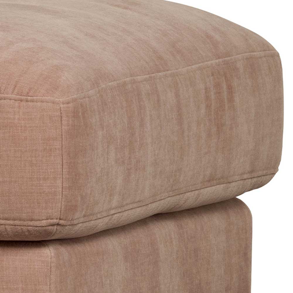 Rosa Couchhocker Oktamian für Modulsofa 44 cm Sitzhöhe