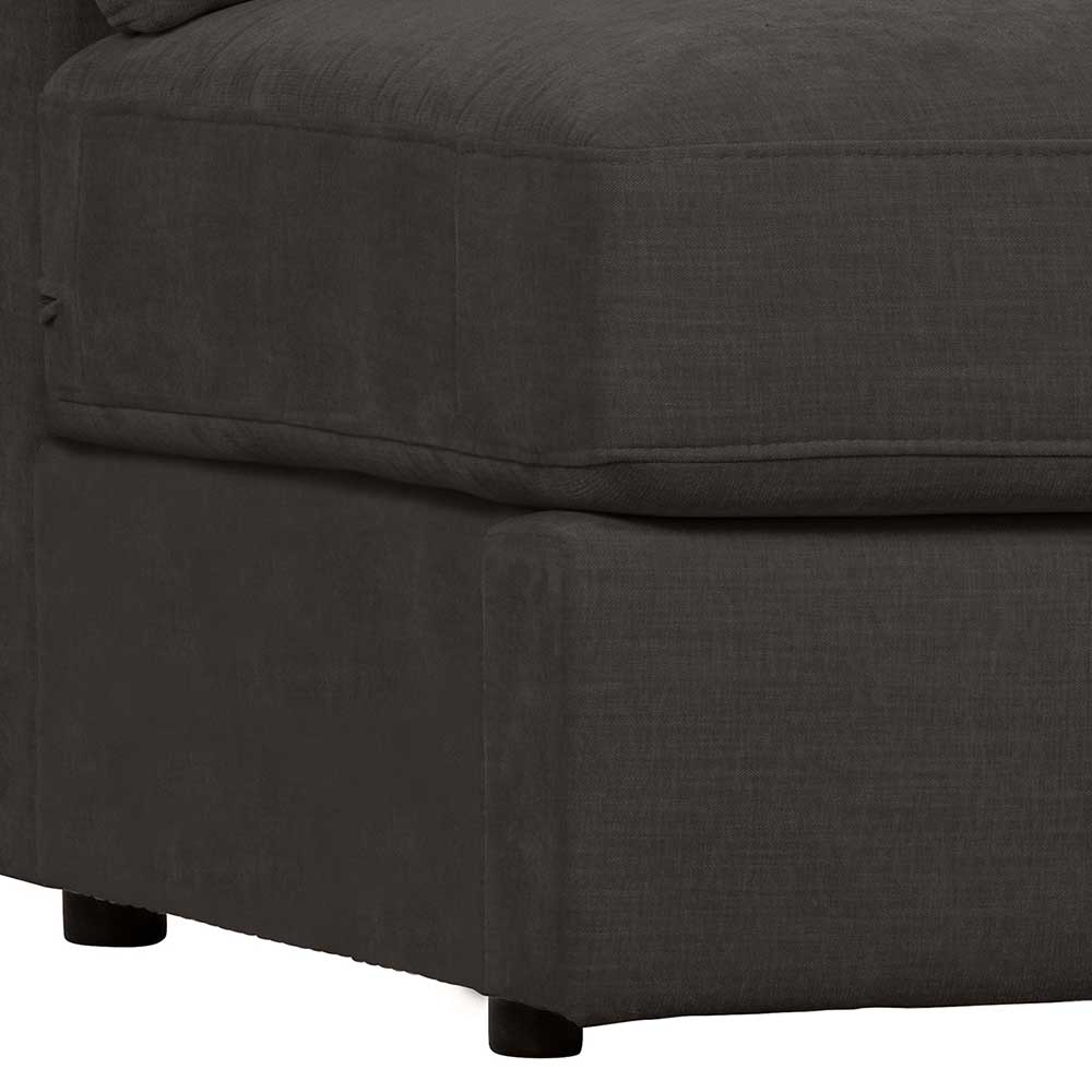 Sofa Element Trois in Anthrazit 115 cm breit