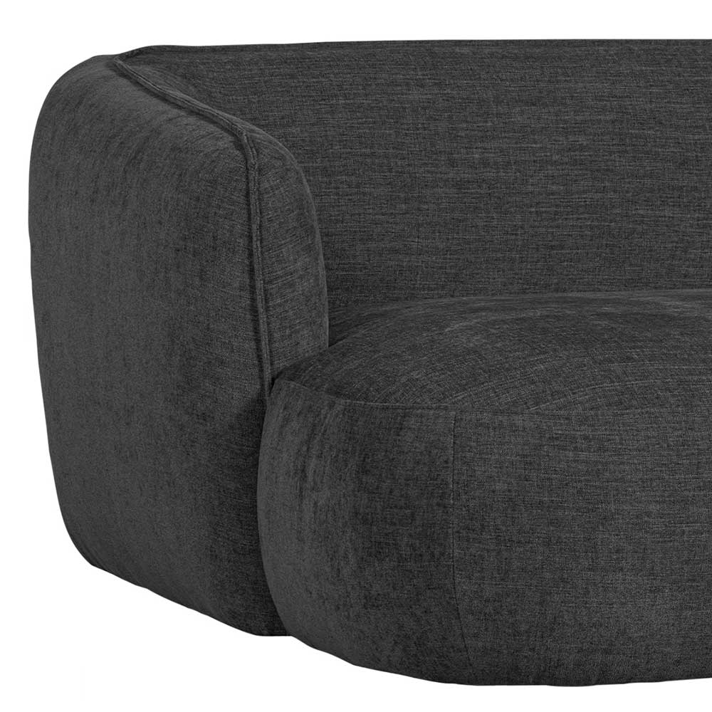 Modernes Polstersofa Emirello in Grau kurzer Schenkel rechts oder links