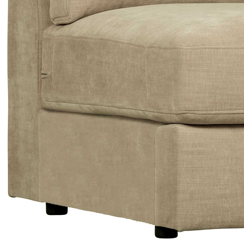 Einsitzer Couch Pilamonia in Beige Modulsofa Element