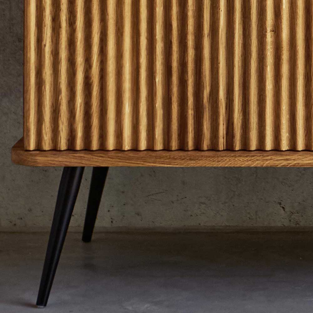 Sideboard Massivholz Clantica aus Wildeiche mit Soft Close