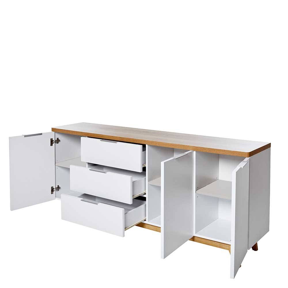 TV Sideboard Hajelua im Skandi Design 180 cm breit