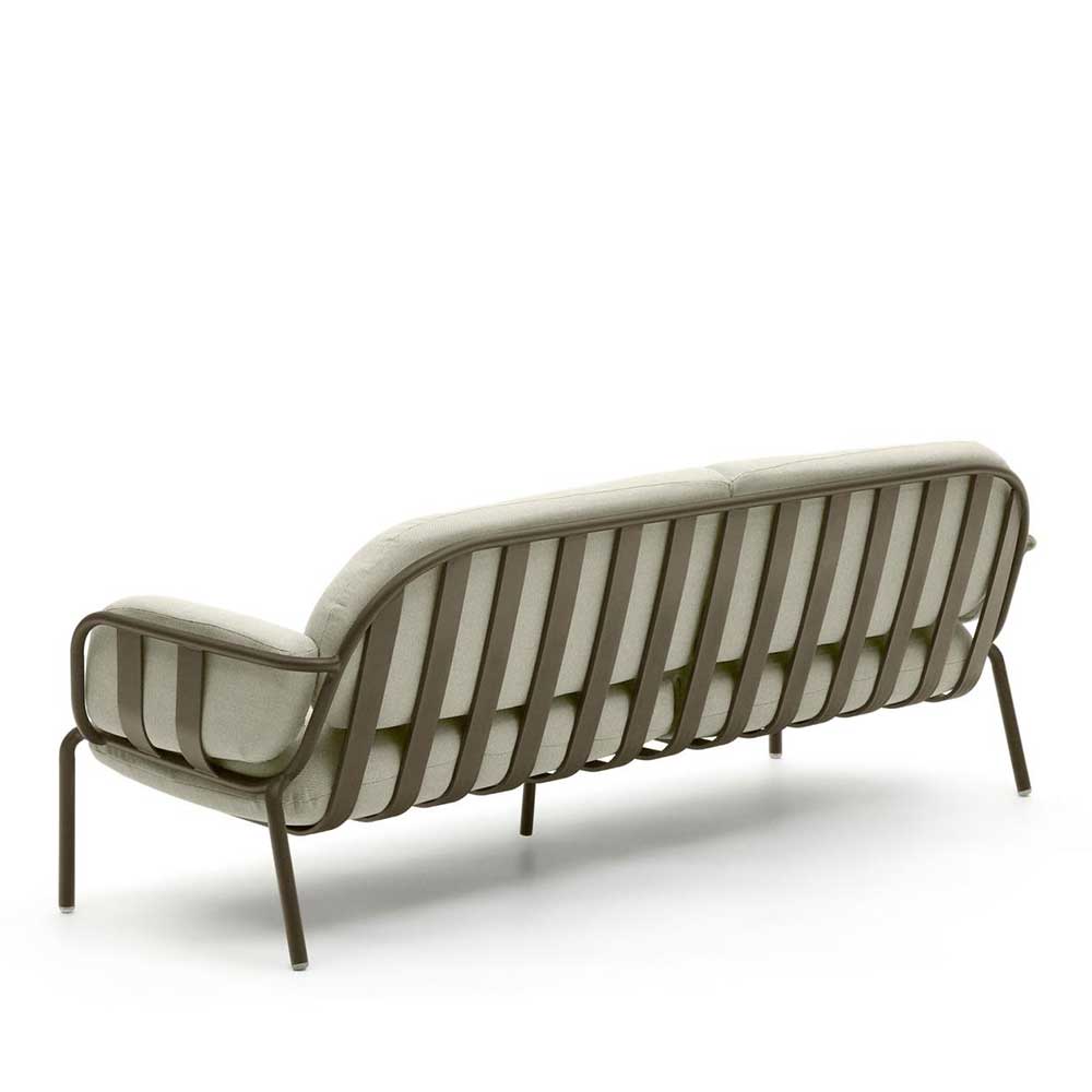 Outdoor Lounge Sofas Angoro aus Aluminium und Webstoff