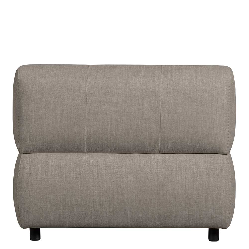 Graugrünes Modulsofa Element Metrianos in modernem Design 90 cm breit