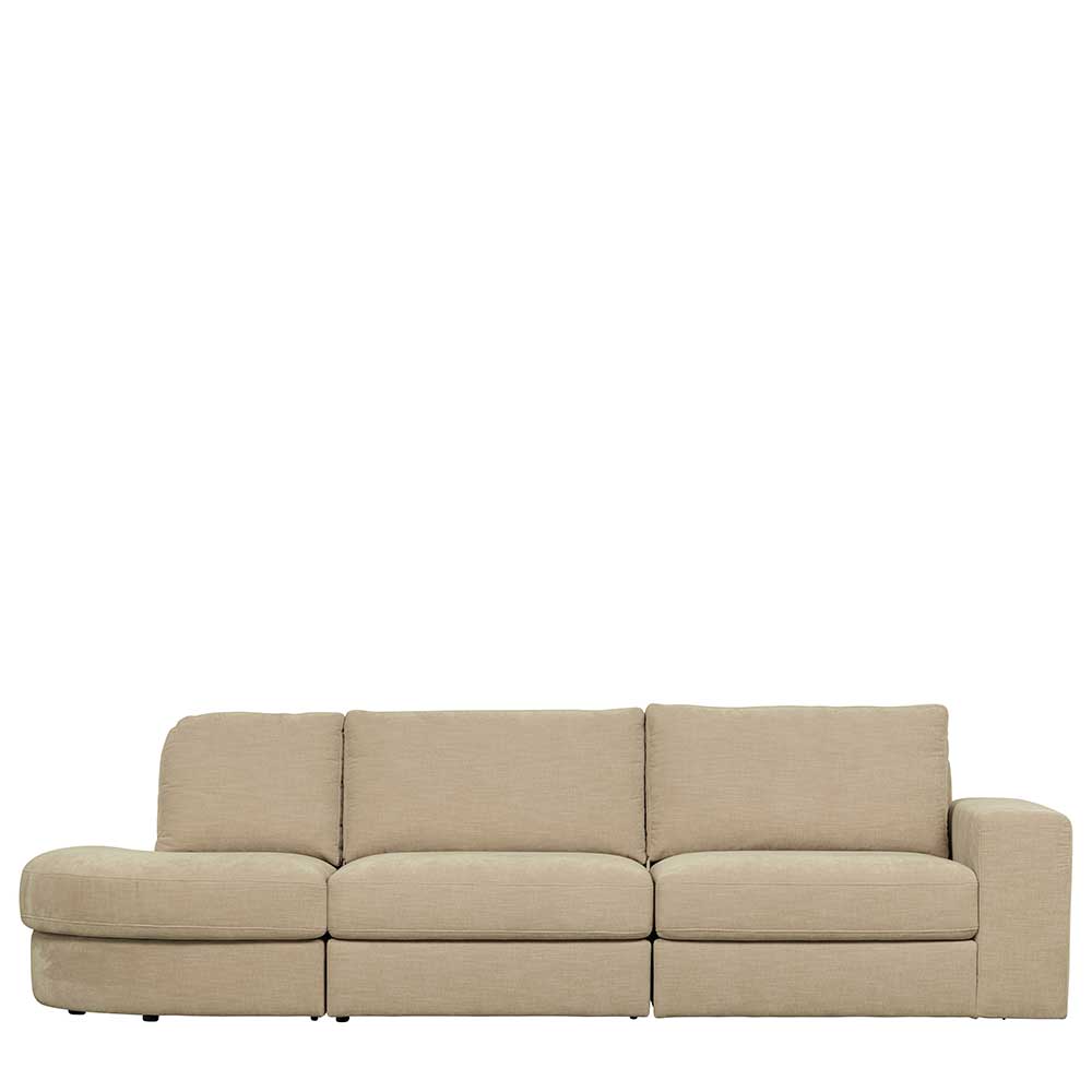 Einsitzer Couch Pilamonia in Beige Modulsofa Element