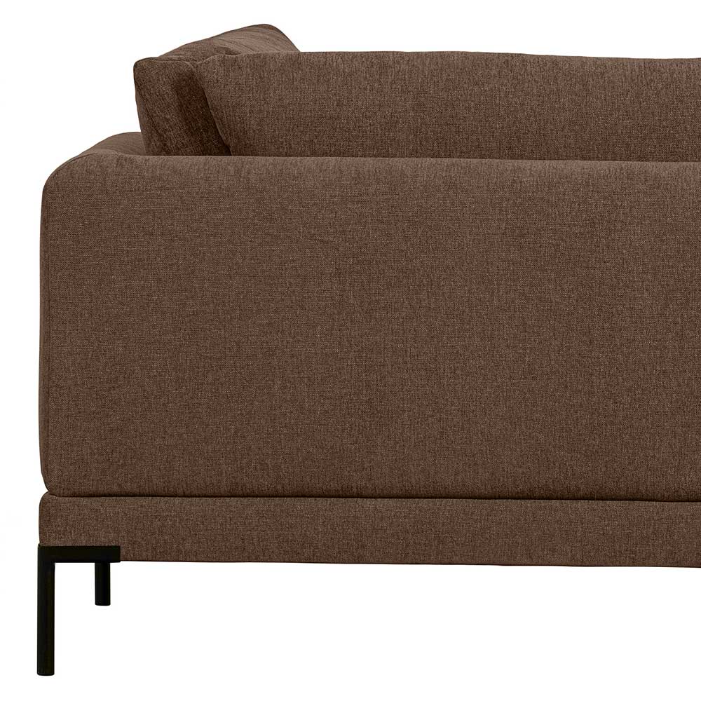 Lounge Element Chaiselongue Rio in Braun 200 cm breit