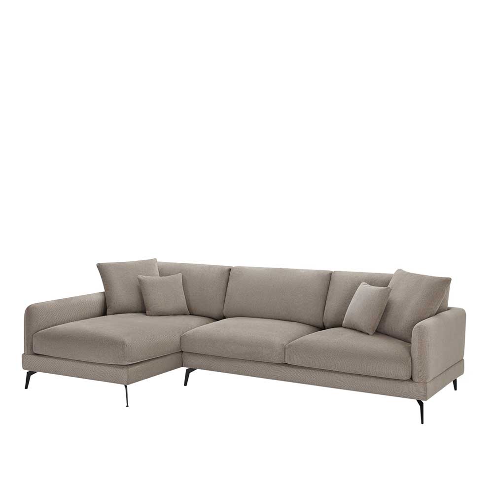 Skandi Design Ecksofa Rigori in Beige 290 cm breit