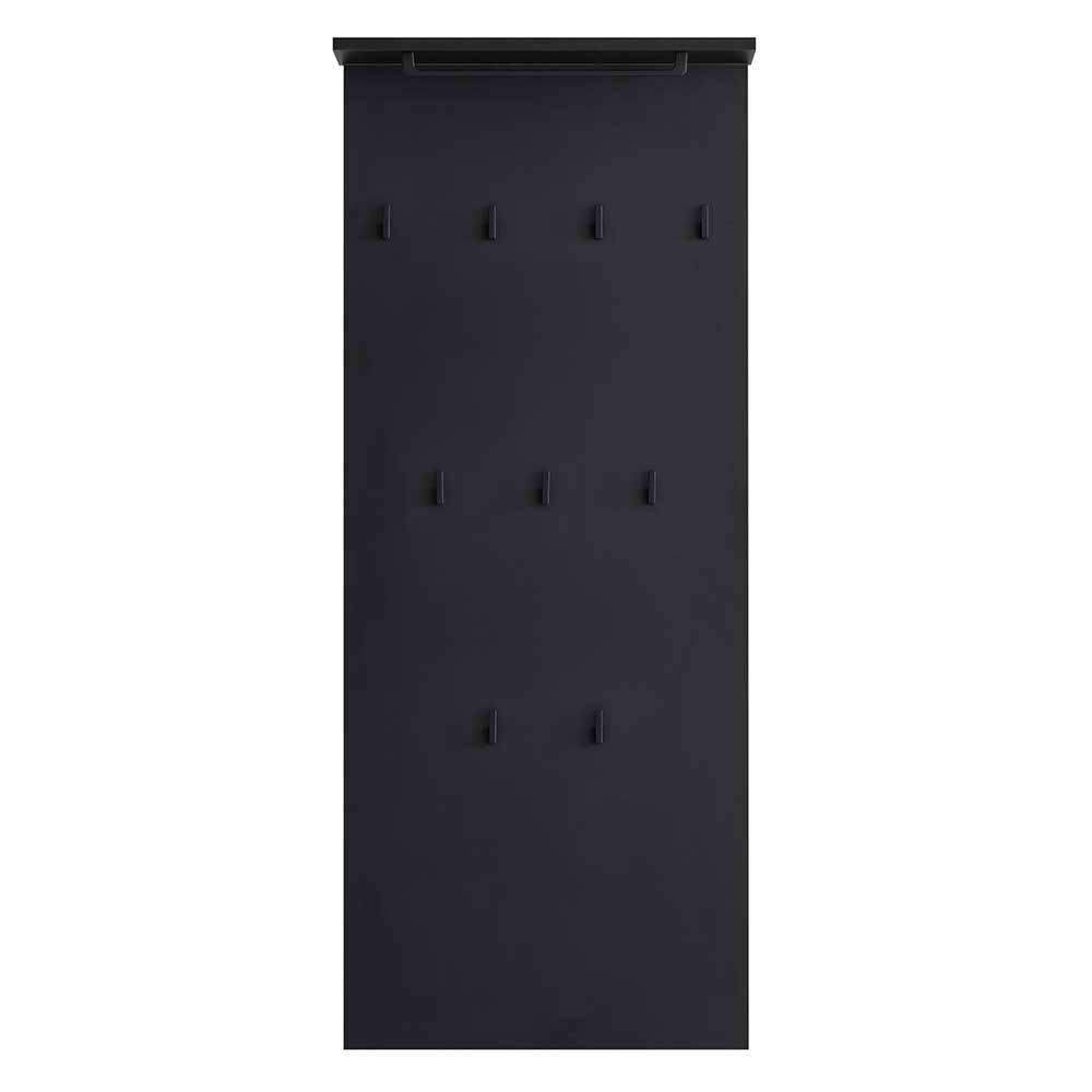 Skandi Design Dielenset Curtus in Schwarz 175 cm hoch (vierteilig)