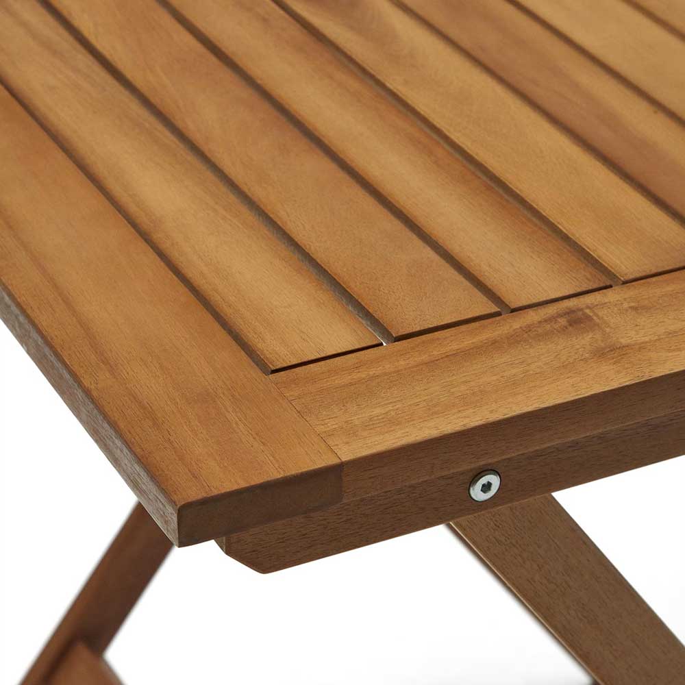 Balkon Tisch klappbar Finito aus Akazie Massivholz 76 cm hoch