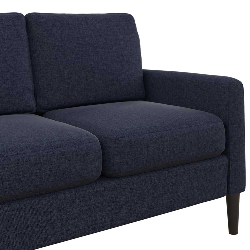 Dunkelblaues Sofa Helinde mit zwei Sitzplätzen 162 cm breit