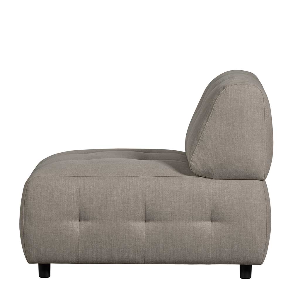 Graugrünes Modulsofa Element Metrianos in modernem Design 90 cm breit