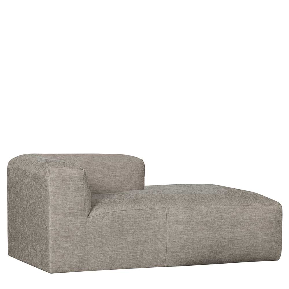 Sofa Lounge Element Wonder Abschluss links in Beigegrau