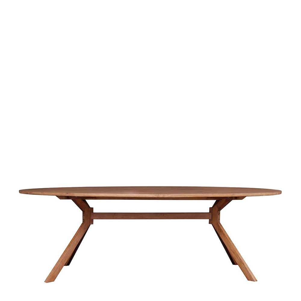 Esszimmer Tisch Gondama aus Teak Massivholz 240 cm breit