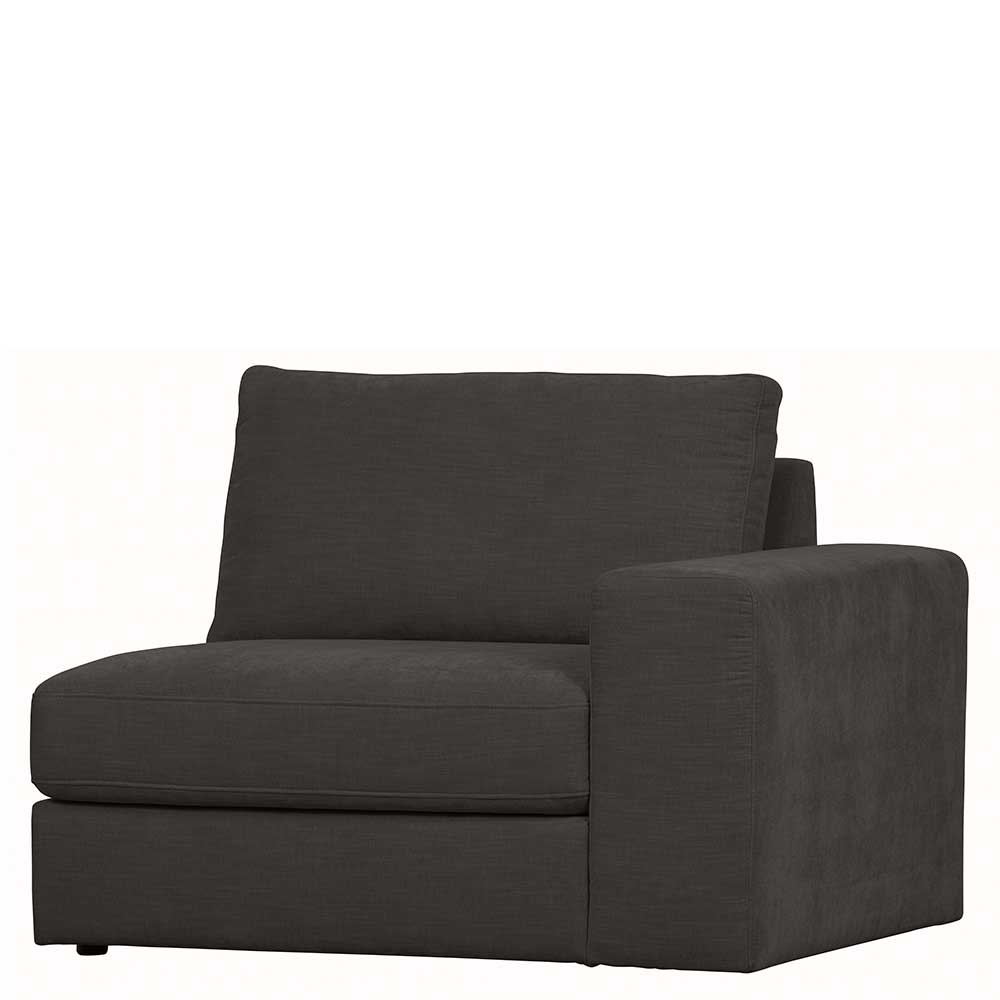 Sofa Element Trois in Anthrazit 115 cm breit