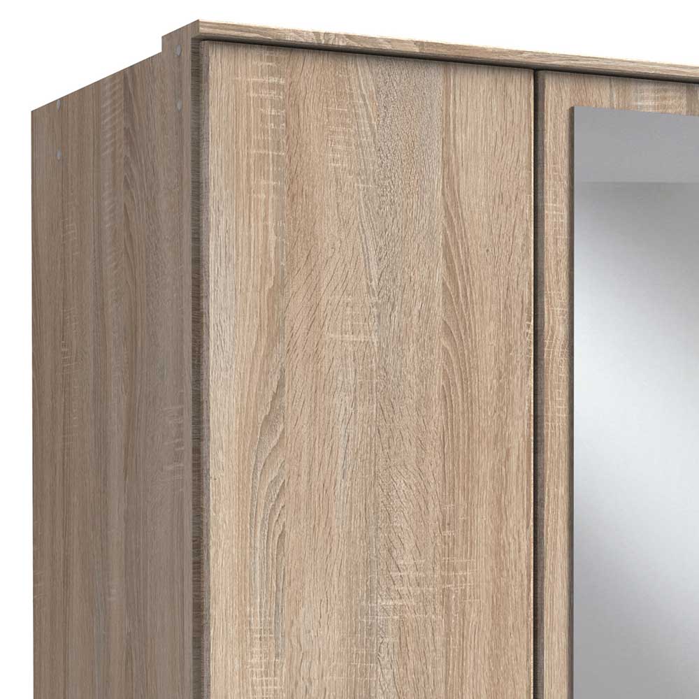 Kleiderschrank mit Spiegel Estella Made in Germany - 199 cm hoch