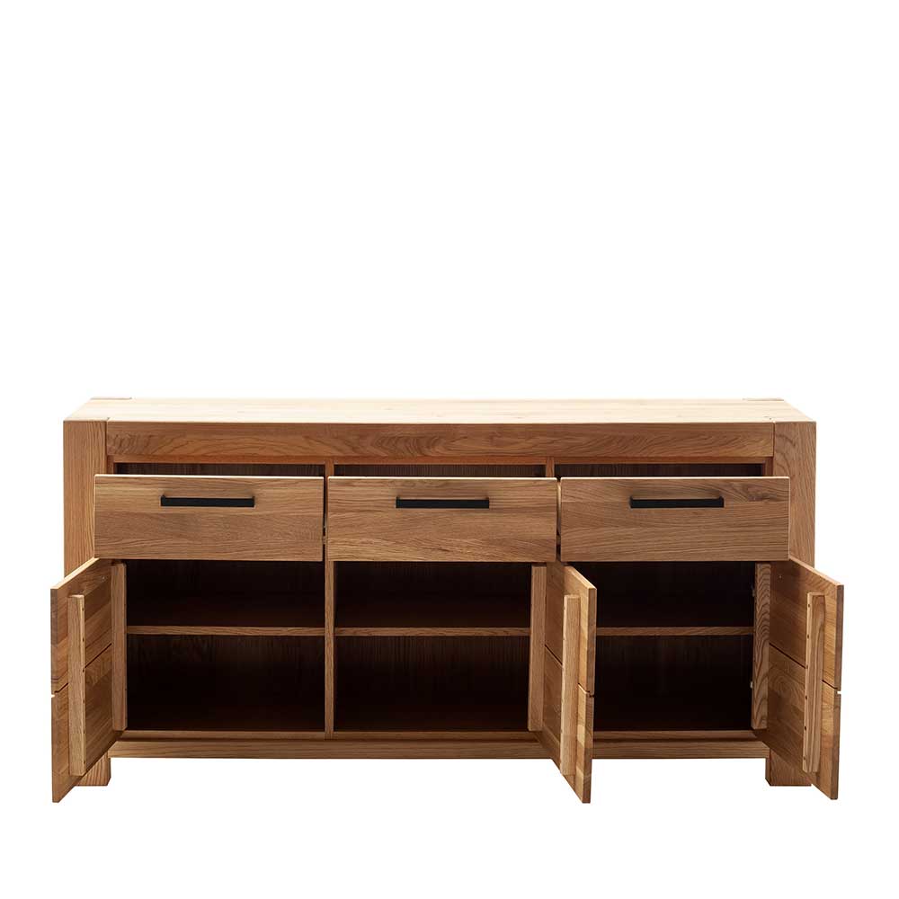 Sideboard Crystoga in Wildeichefarben geölt