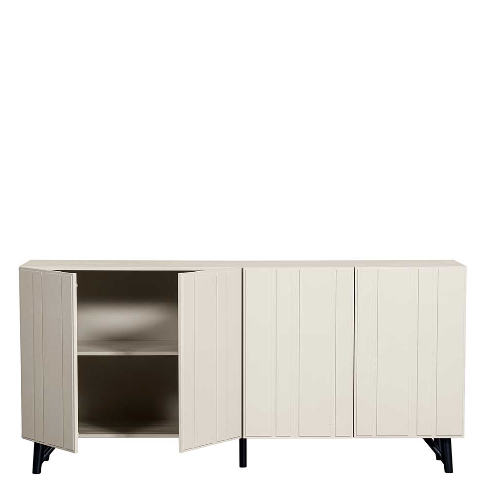 Hellgraues Sideboard Bosso in modernem Design 180 cm breit