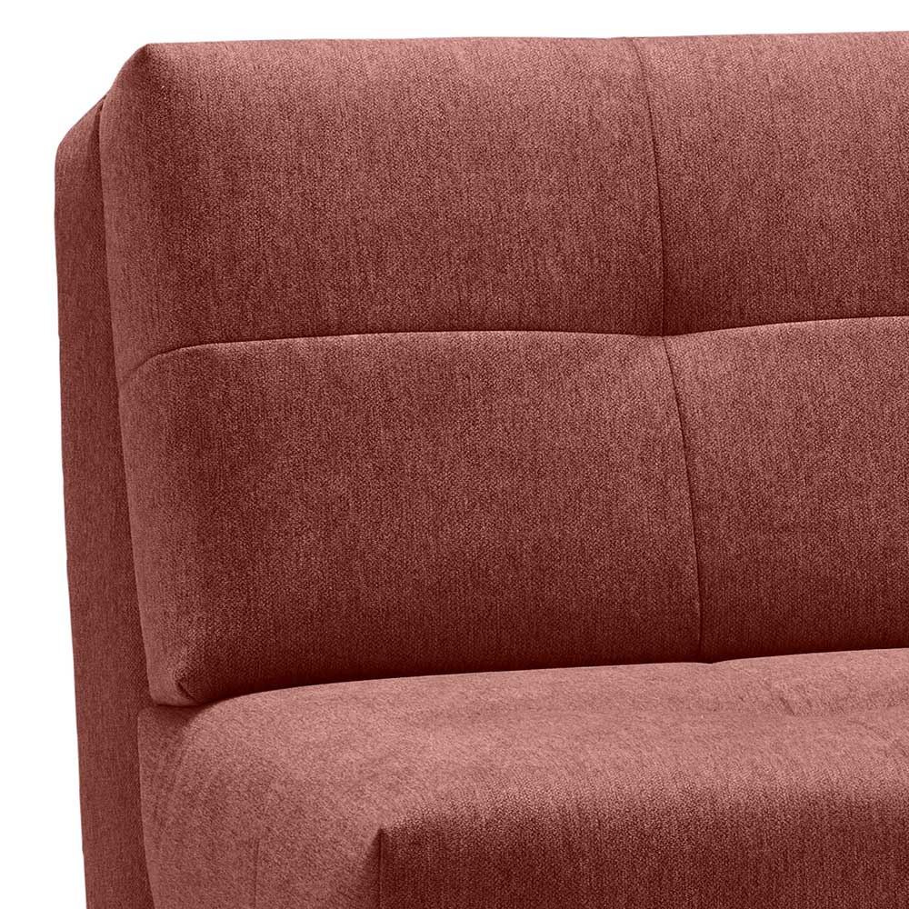 Rotes Schlafsofa Mivoje mit Faltmechanik Made in Germany