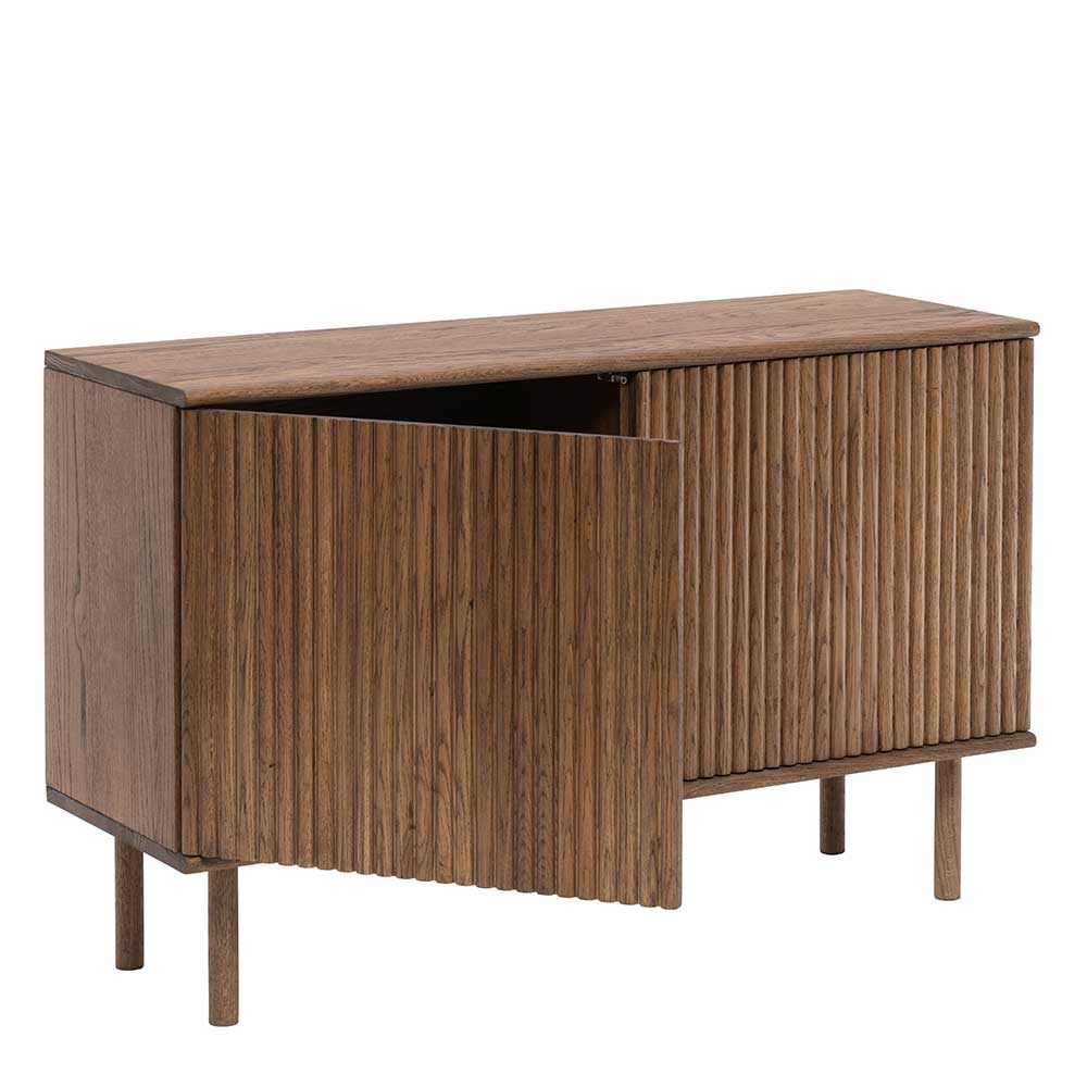 Massives Sideboard Conlega in Eiche Braun im Skandi Design