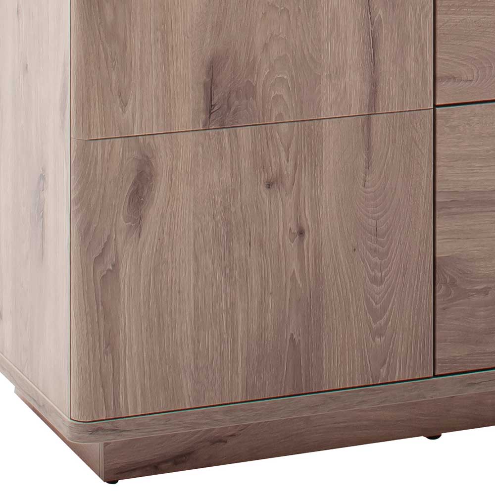 Modernes Sideboard Irysma mit drei Schubladen 170 cm breit