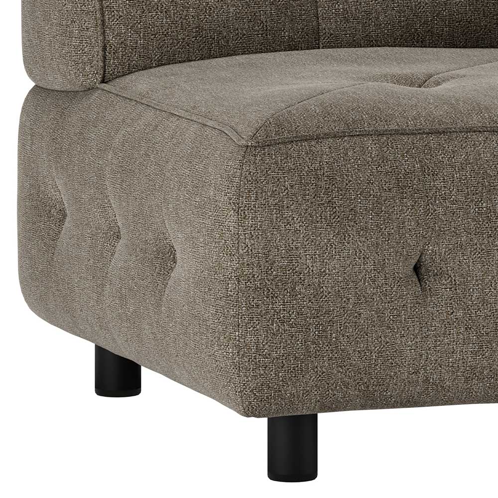 Couch Eckelement Flachgewebe Zitalian in Blassgrün 90 cm breit