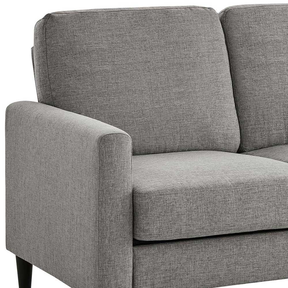 Modernes Zweier Sofa Jakimo in Grau mit 125 cm Sitzbreite