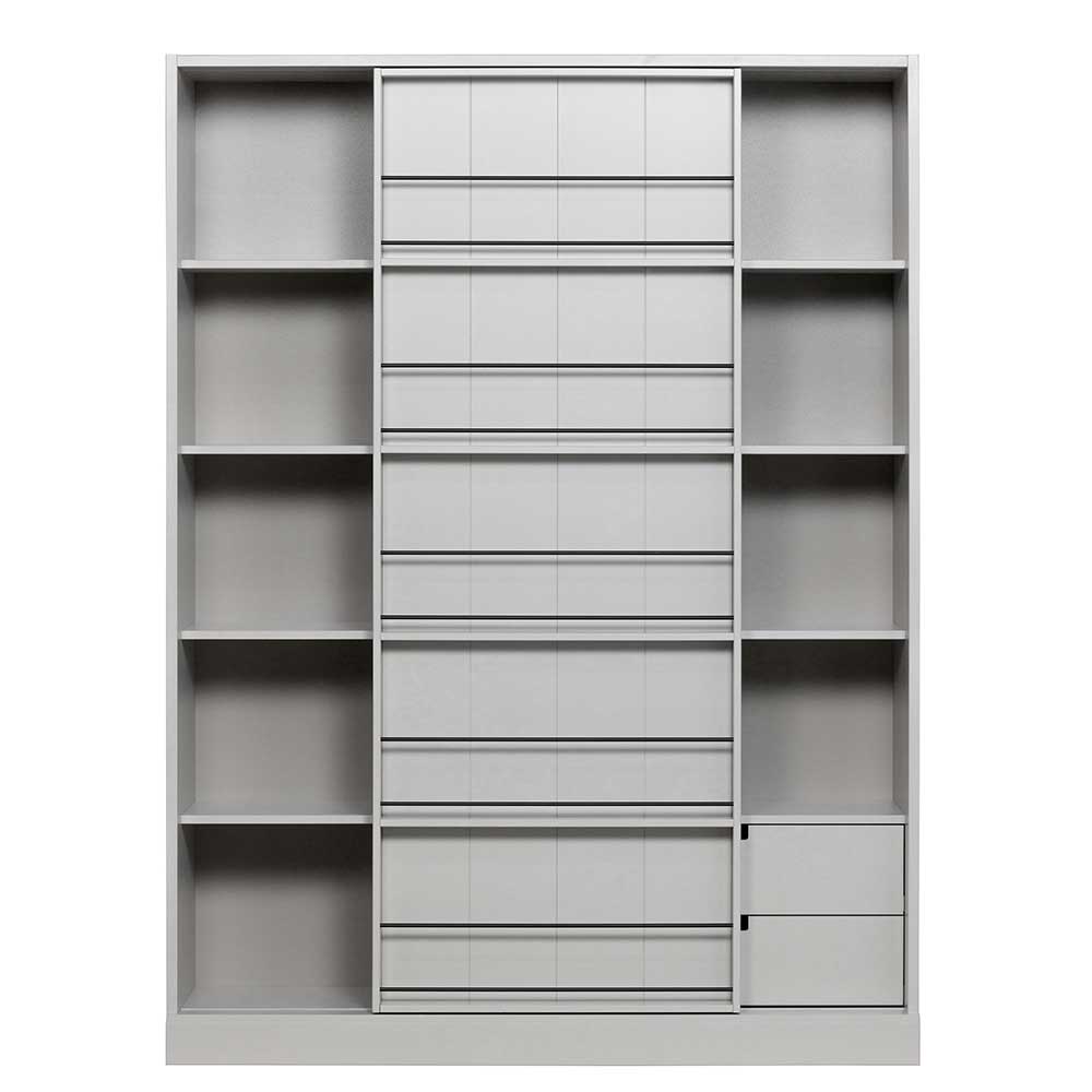 Skandi Design Schiebetürenschrank Felda in Mintgrün 150 cm breit