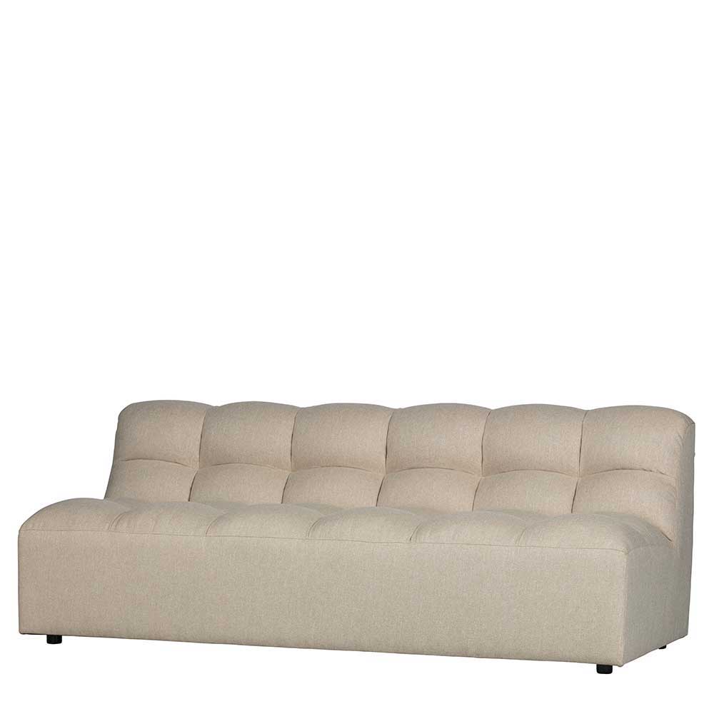 Modulares Ecksofa Maganda mit Nosagunterfederung Stoffbezug Beige