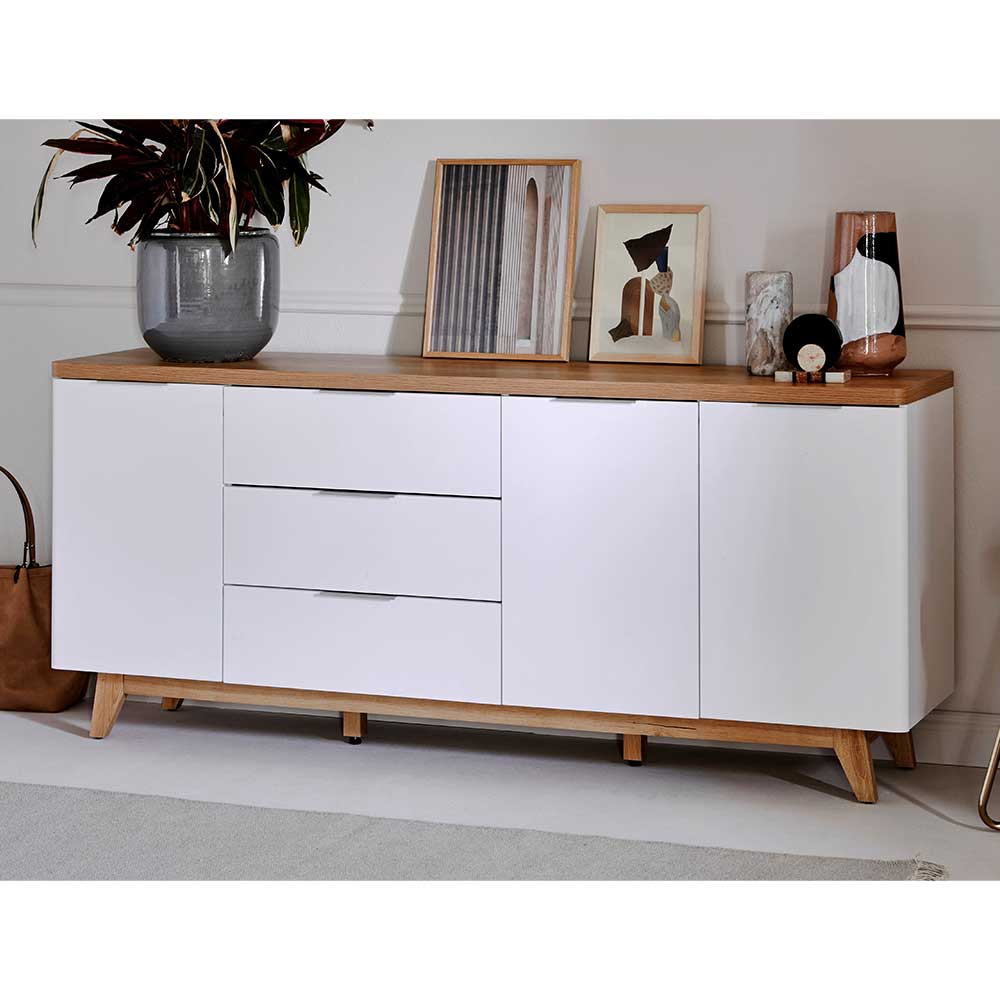 TV Sideboard Hajelua im Skandi Design 180 cm breit