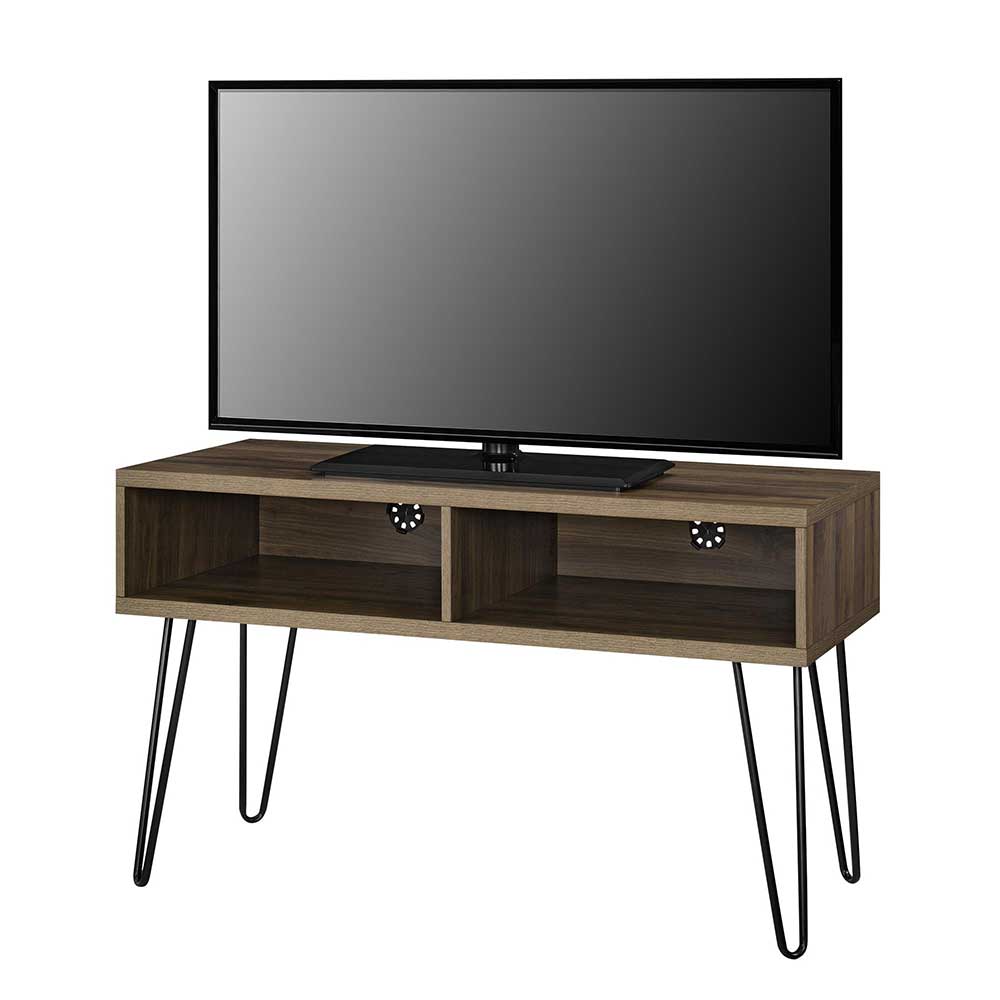 TV Board Fabric mit Metall Hairpin Gestell in modernem Design