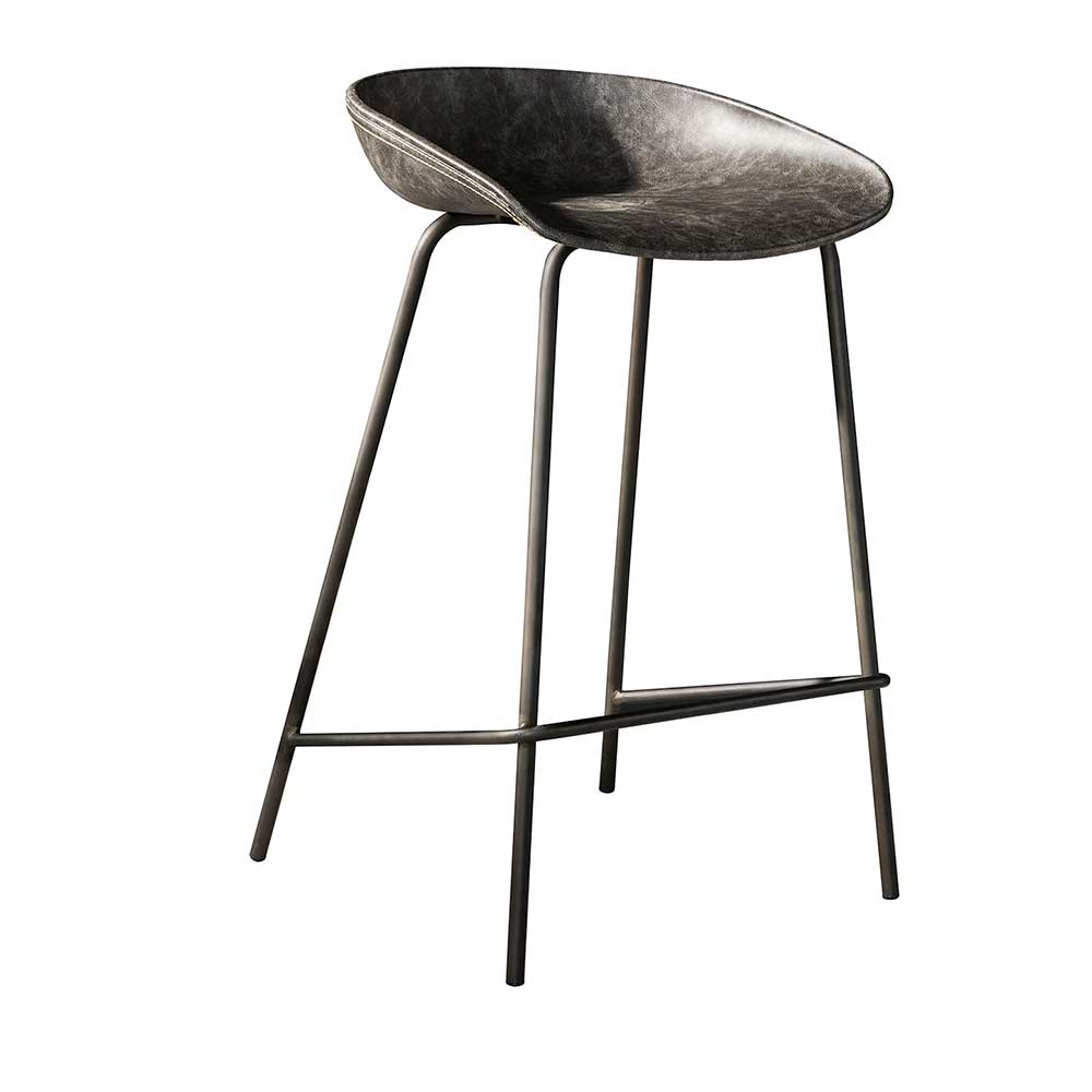 Bar Sitzhocker Apulias im Industrie Stil mit 64 cm Sitzhöhe (4er Set)