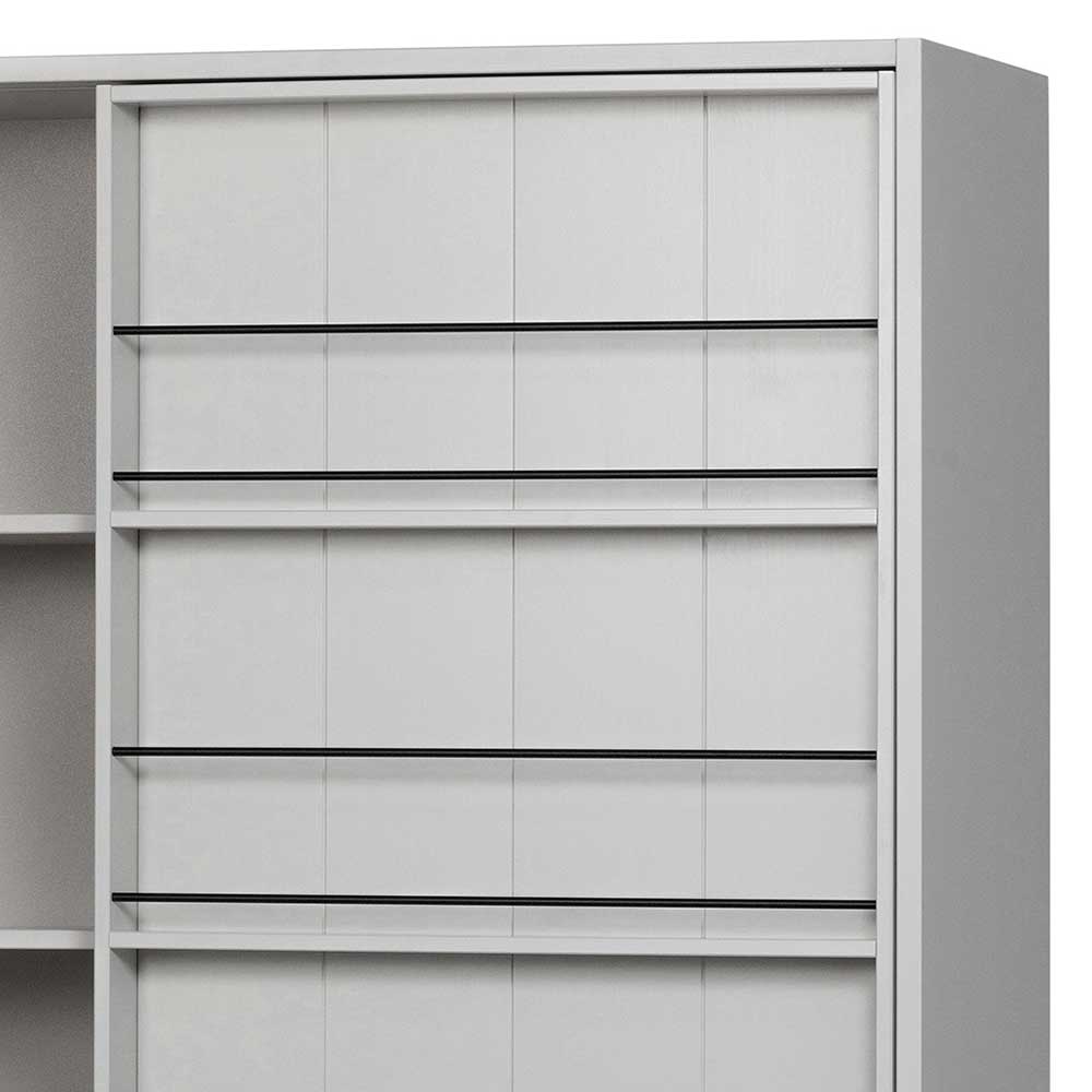 Skandi Design Schiebetürenschrank Felda in Mintgrün 150 cm breit