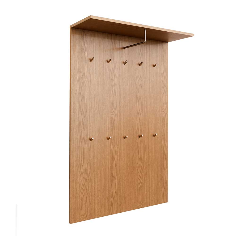 Hängegarderobe Aglia in Eichefarben 120 cm hoch