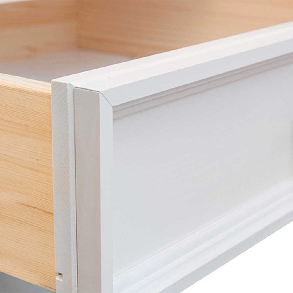 Sideboard Asendra im Landhausstil mit drei Schubladen