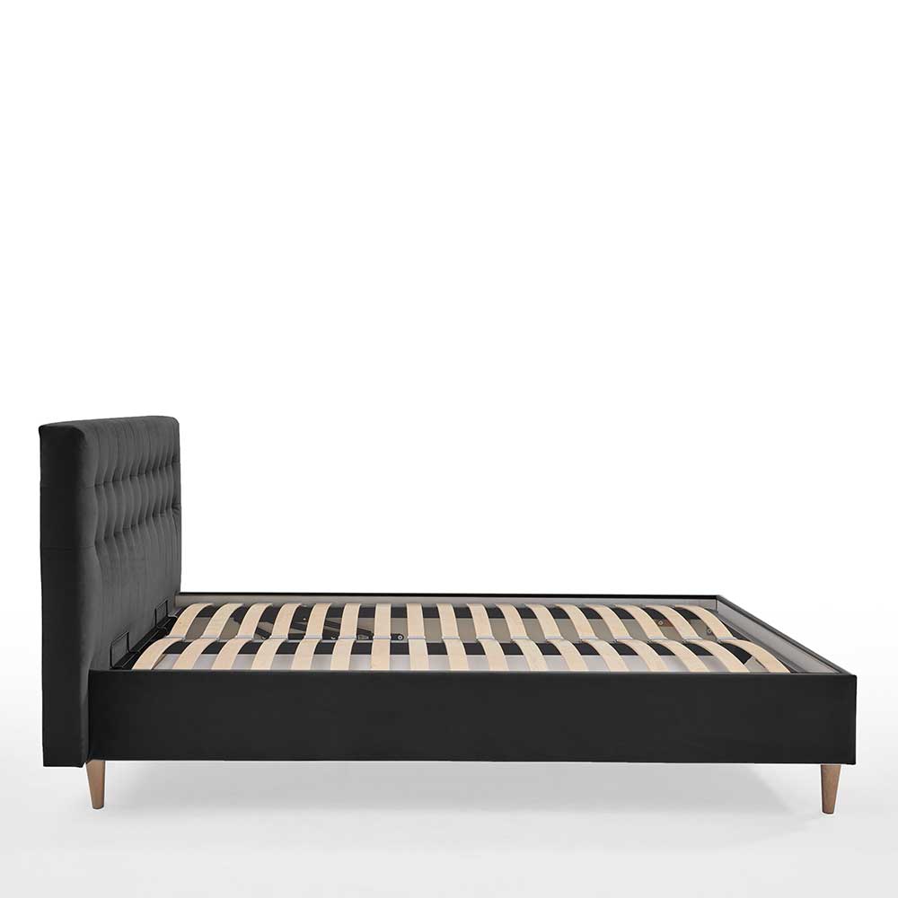 Doppel Bett Balcanov in Dunkelgrau - modernes Design