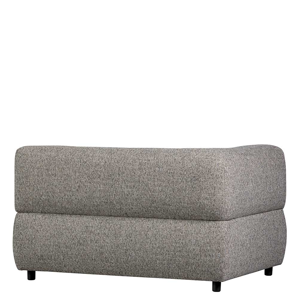 Modernes Sofa Element Modul Kyperia in Graubraun meliert 122 cm breit