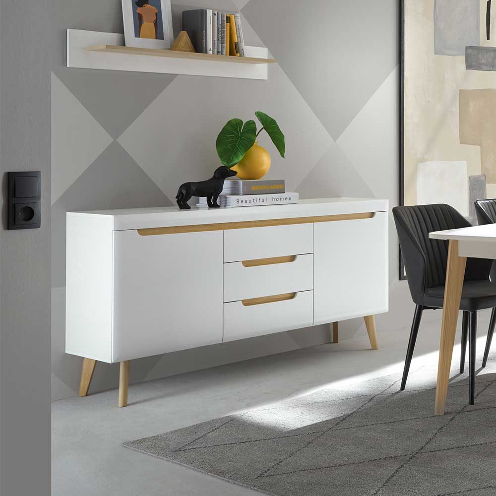 Sideboard Jasturian im Skandi Design 160 cm breit