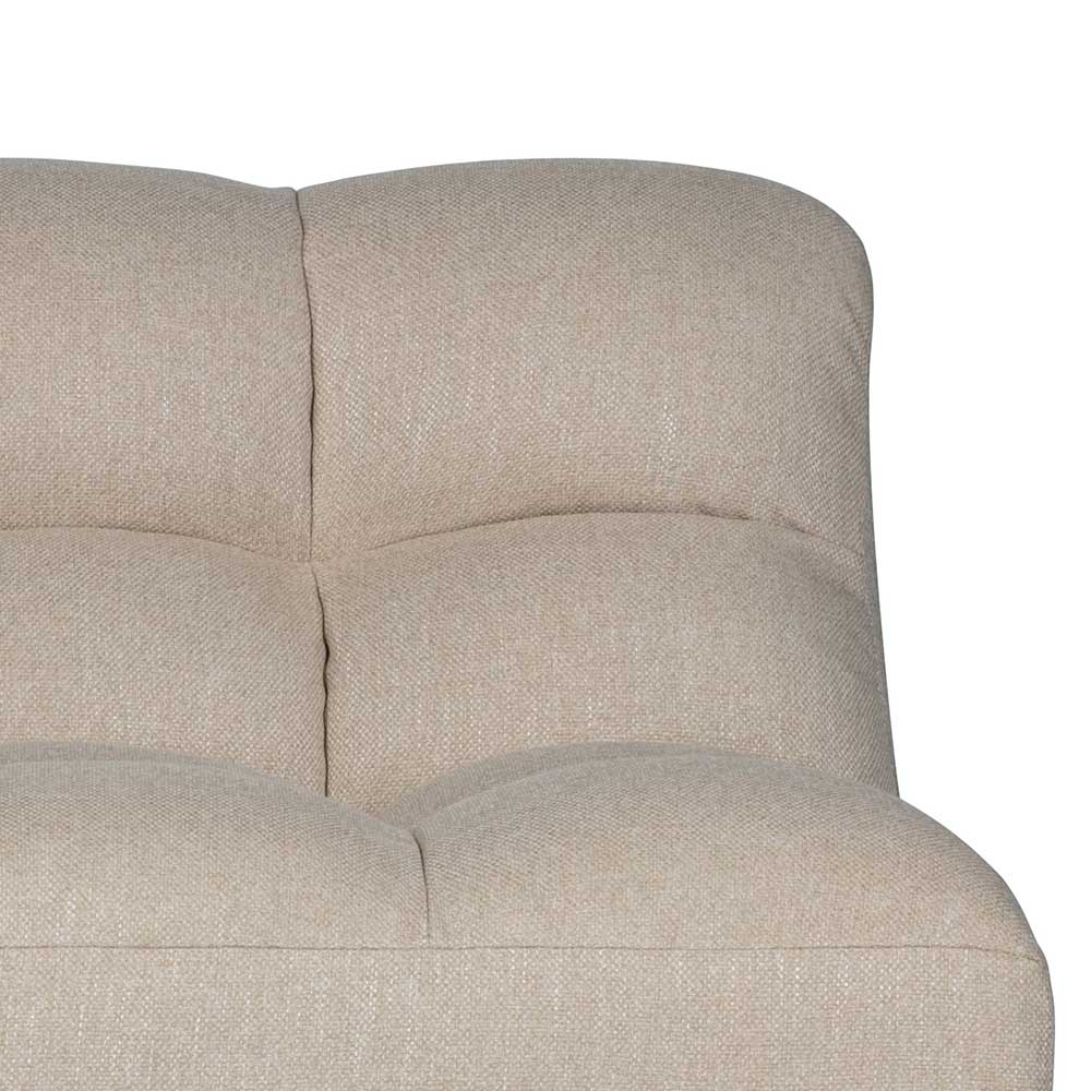 Wohnzimmer Couch Maganda in Beige Stoff mit 57 cm Sitztiefe