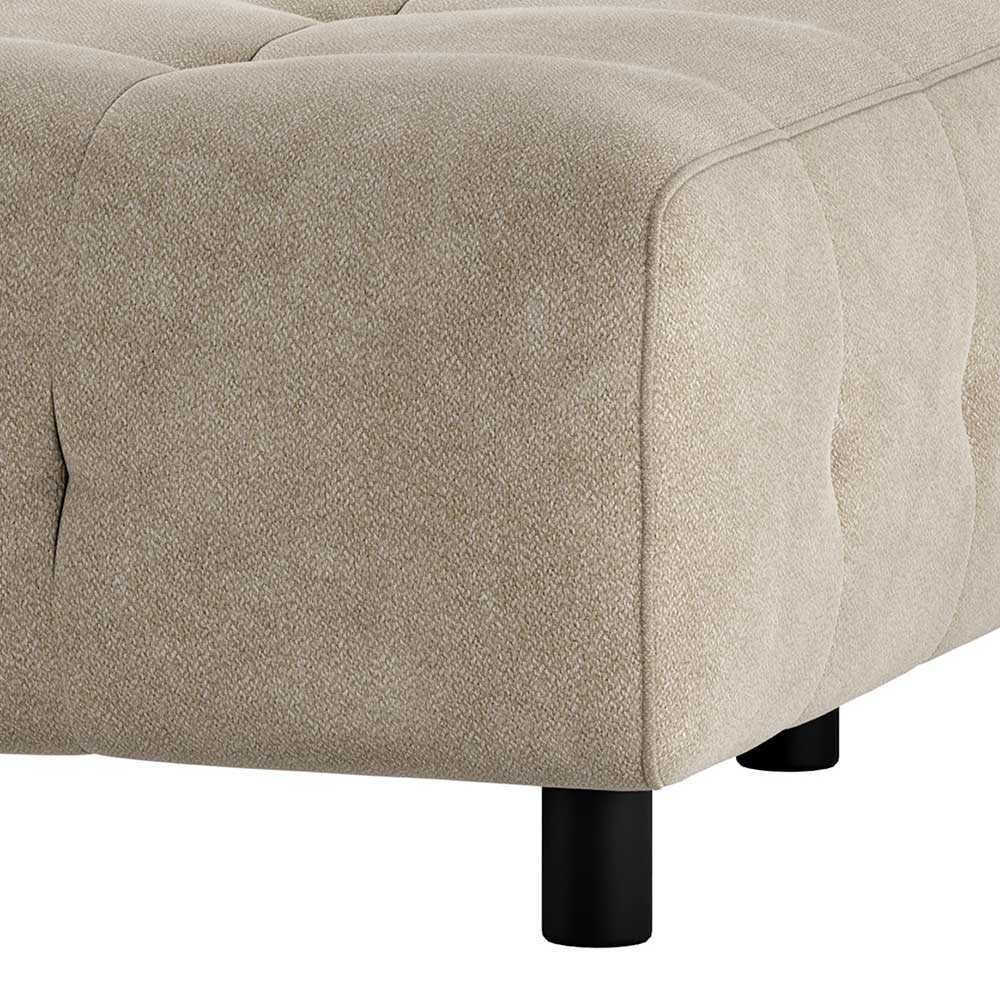 Hellgraues Modulsofa Stecma in modernem Design aus Webstoff