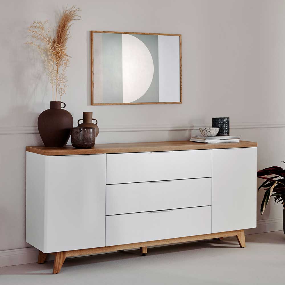 Sideboard Hajelua mit drei Schubladen im Skandi Design