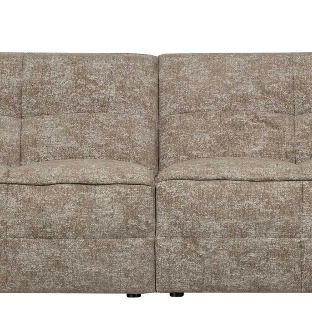 Wohnzimmer Sofa Aroha mit vier Sitzplätzen in Beigegrau