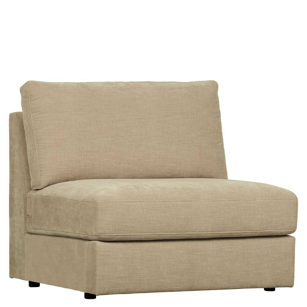 Einsitzer Couch Pilamonia in Beige Modulsofa Element