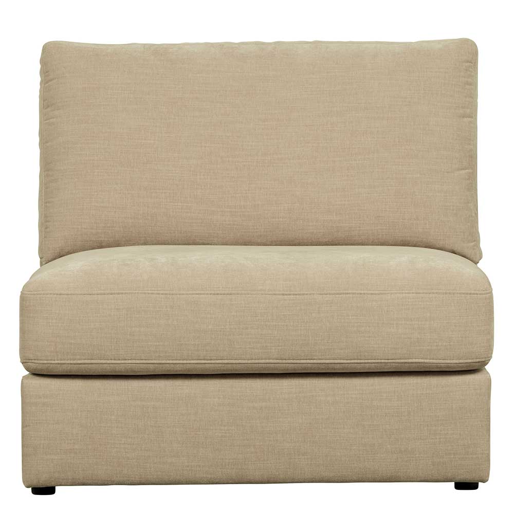 Einsitzer Couch Pilamonia in Beige Modulsofa Element