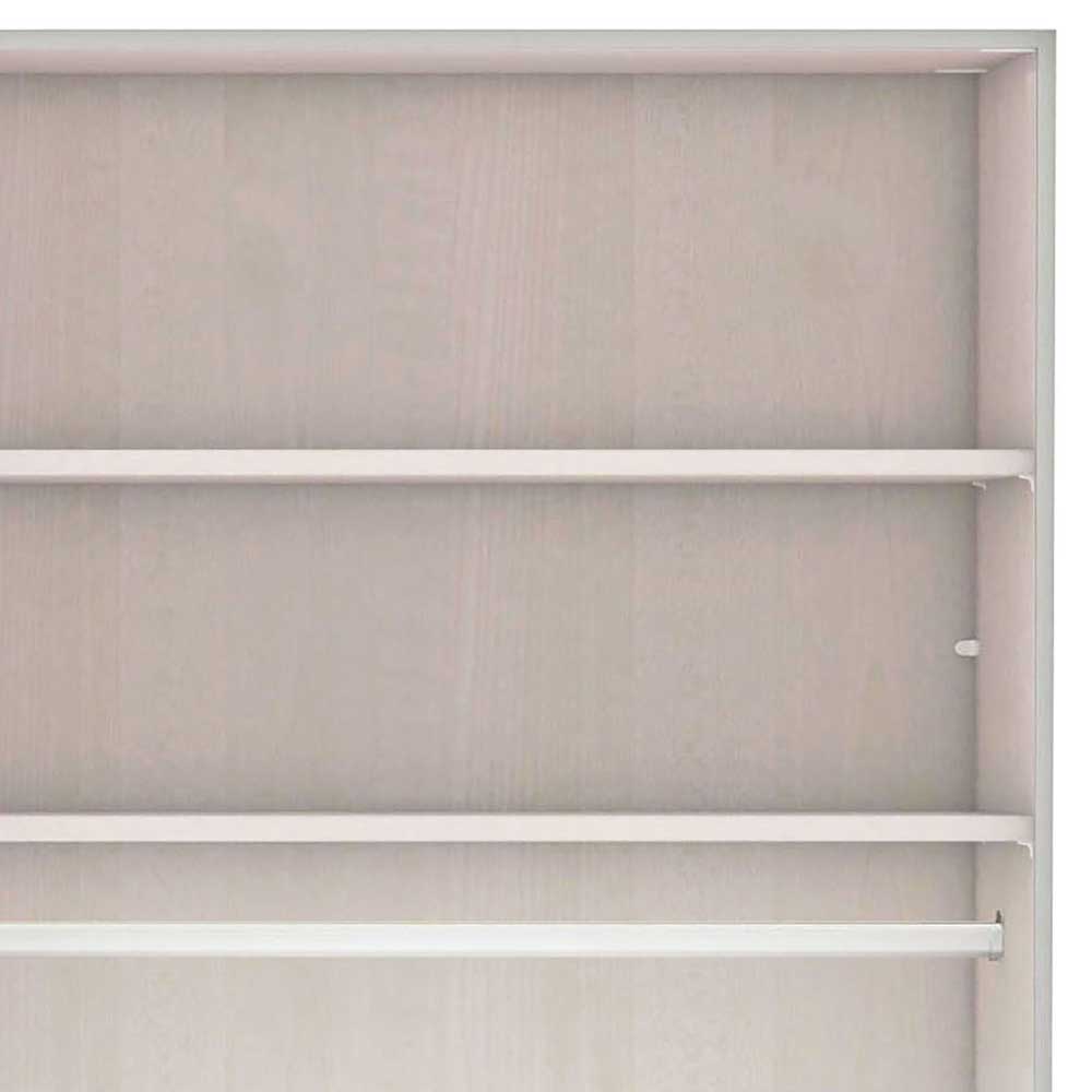 Weißer Schlafzimmerschrank Tudana Made in Germany - 200 cm breit