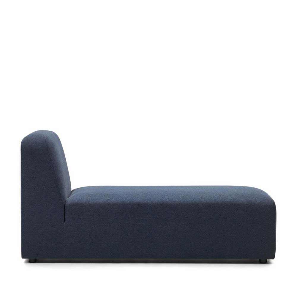 Modul Sofa Chaiselongue Badryca in Dunkelblau 152 cm tief